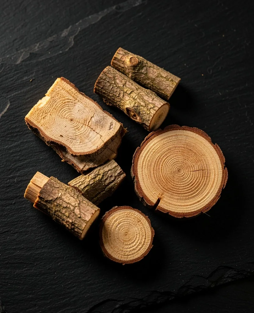 Close-up of dried botanical bark used in natural wellness research